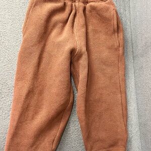 Zara‎ Brown Casual Lounge Pants Relaxed Fit